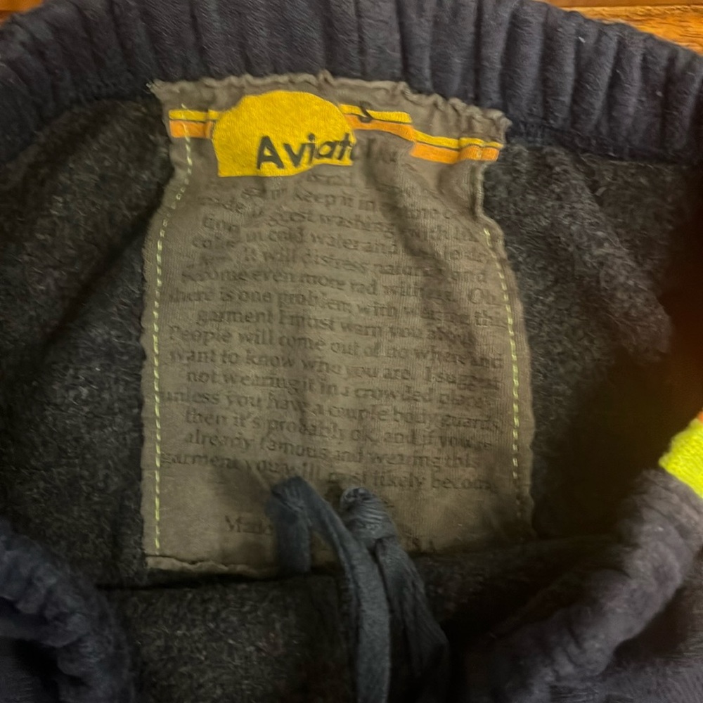 Aviator Nation women’s small 5 stripe sweatpants navy